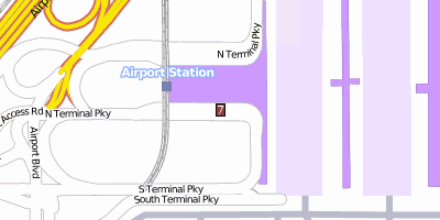 Stadtplan Flughafen Atlanta