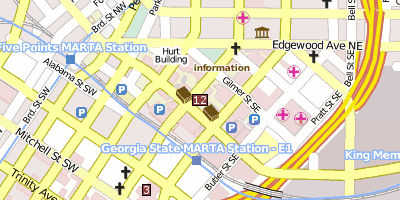 Georgia State University Stadtplan