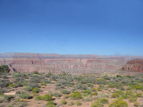 Per Hubschrauber im Grand Canyon