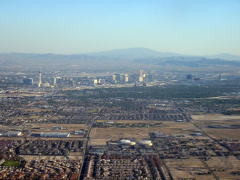 Las Vegas aus der Luft Foto 