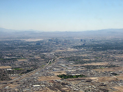 Las Vegas aus der Luft Foto 