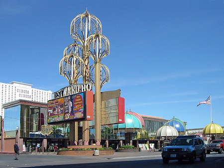 Las Vegas aus dem Auto Foto 