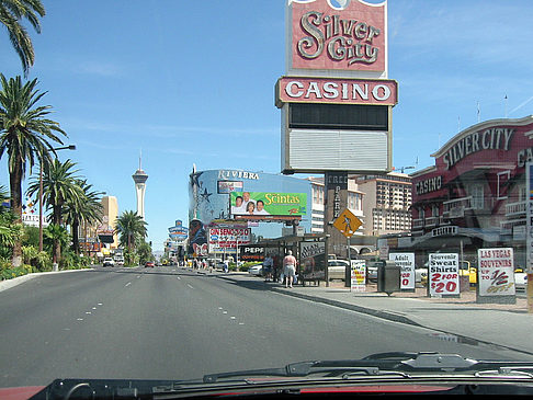 Las Vegas aus dem Auto