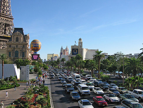 Las Vegas aus dem Auto Foto 