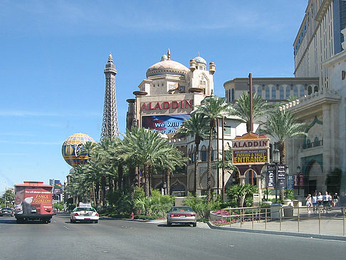 Las Vegas aus dem Auto Fotos